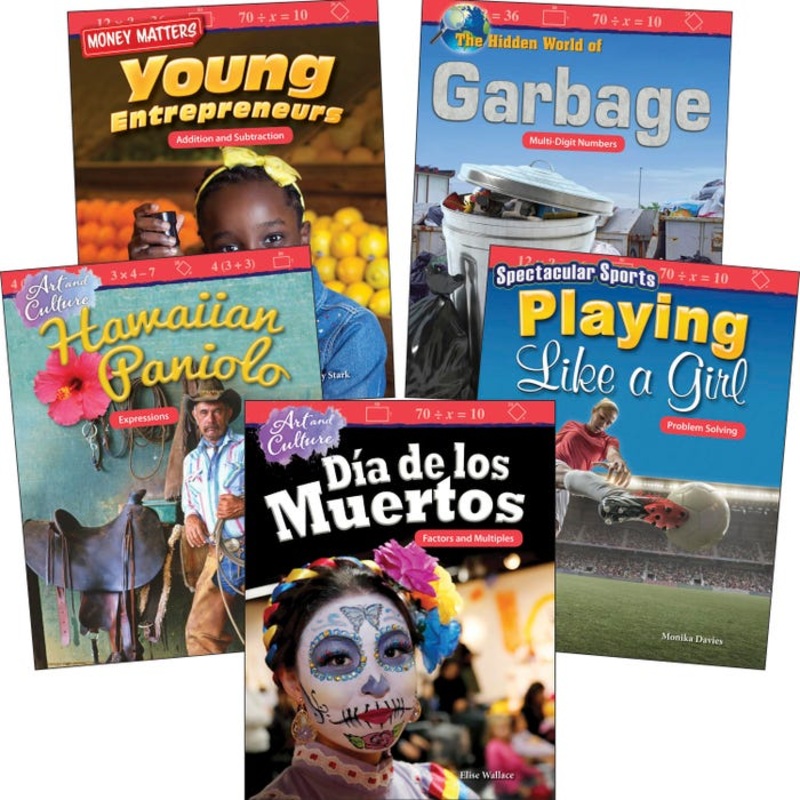 Teacher Created Materials Operations and Algebraic Reasoning, Grades 4 to 5, Set of 5