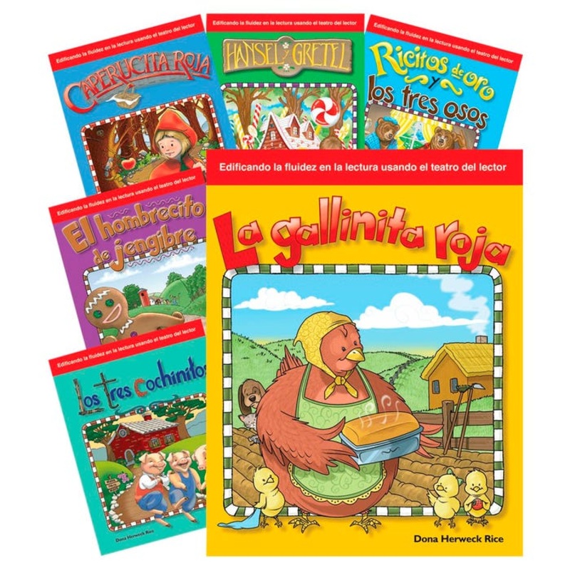 Teacher Created Materials Reader's Theater: Folk & Fairy Tales Spanish Set, Grades K to 1, Set of 8