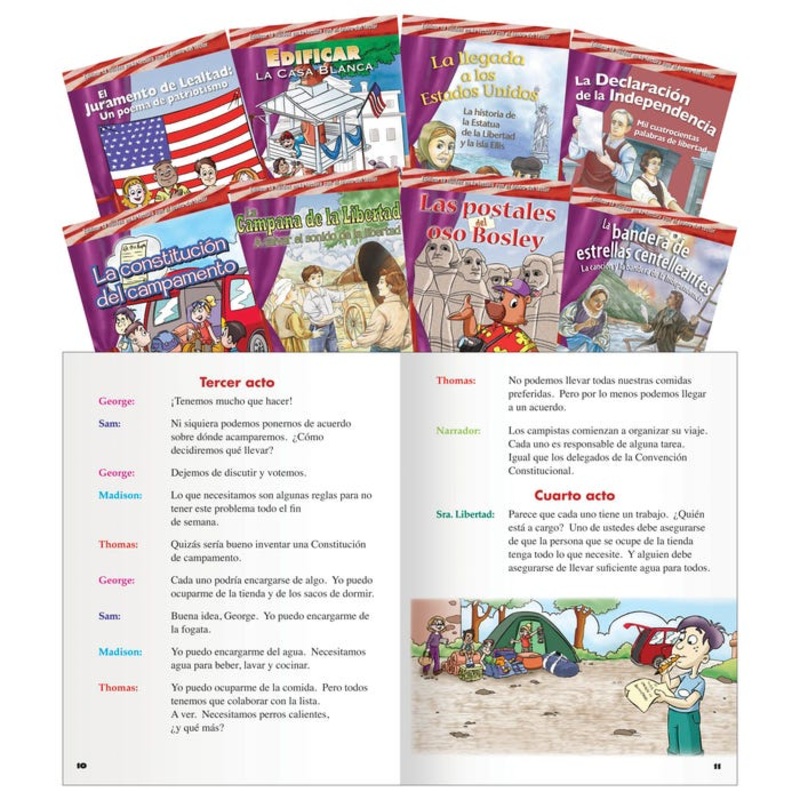 Teacher Created Materials Reader's Theater: My Country Spanish Set, Grades 1 to 3, Set of 8