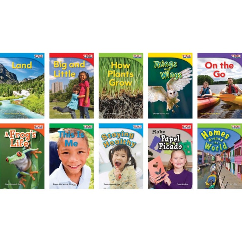 Teacher Created Materials TIME FOR KIDS Informational Text Readers Set 1, Grade 1, Set of 10