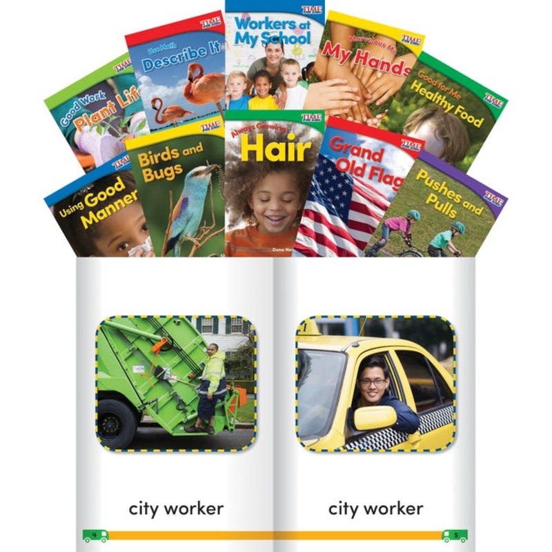 Teacher Created Materials TIME FOR KIDS Informational Text Readers Set 1, Grade K, Set of 10