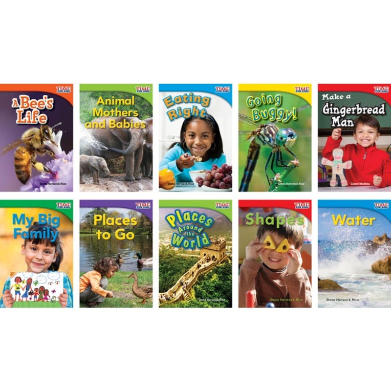 Teacher Created Materials TIME FOR KIDS Informational Text Readers Set 3, Grade 1, Set of 10