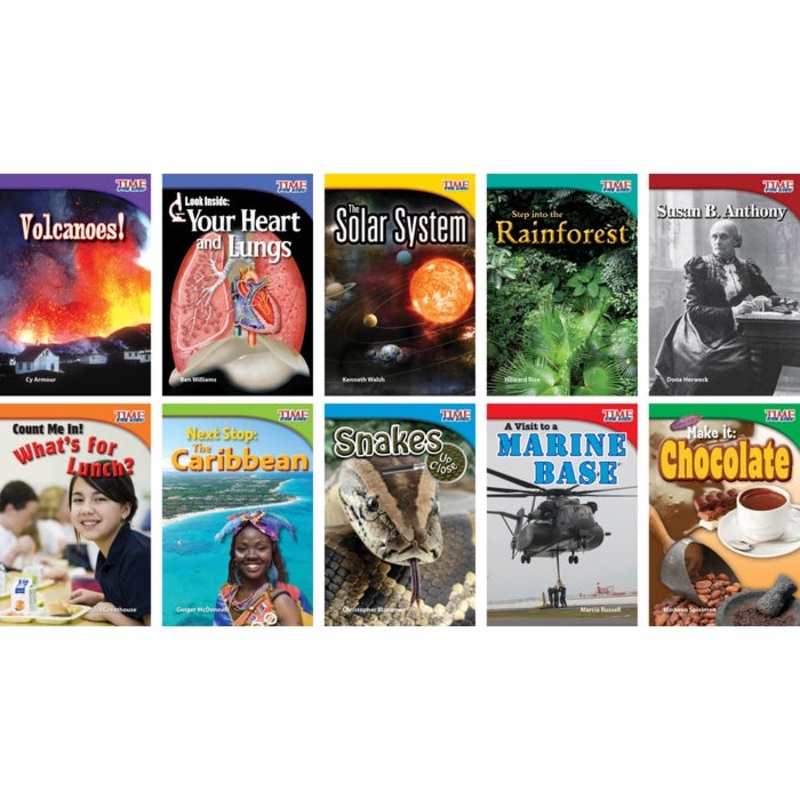 Teacher Created Materials TIME FOR KIDS Informational Text Readers Set 3, Grade 2, Set of 10