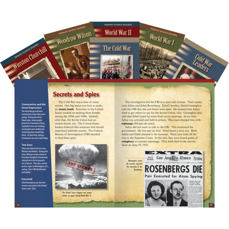 Teacher Created Materials World Conflicts, Grades 4 to 8, Set of 6