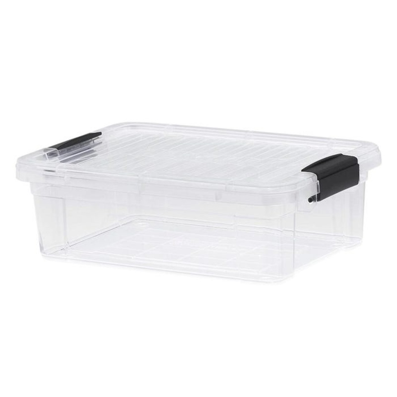 Superio Brand Plastic Storage Container, 3 Quarts, 2.2 Liter, Clear