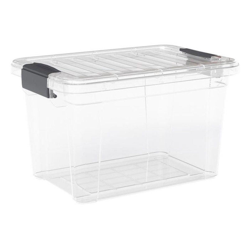 Superio Brand Plastic Storage Container, Extra Deep, 2.4 Quart, 2.25 Liter, Clear