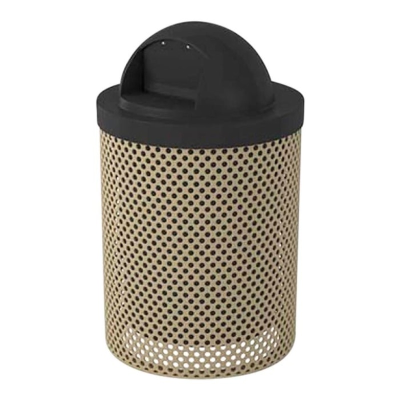 Superior Recreational Products Standard Perforated Trash Receptacle, 55 Gallon