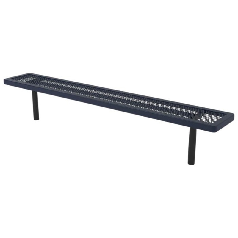 Superior Regal Style Bench without Back, In-ground mount