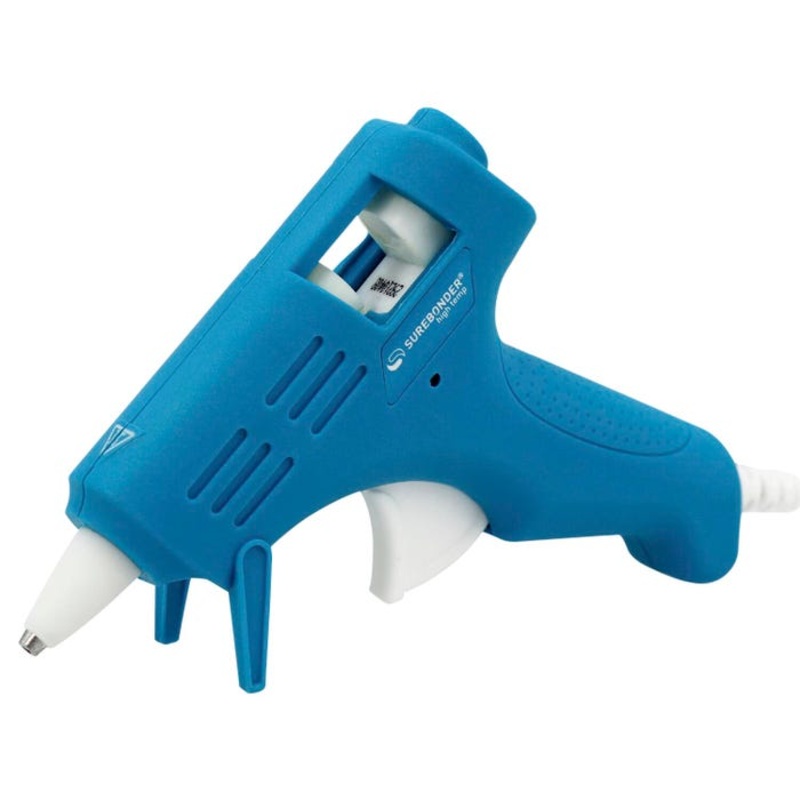 Surebonder Bold Color High Temperature Mini Hot Glue Gun, 10 Watt, Ocean