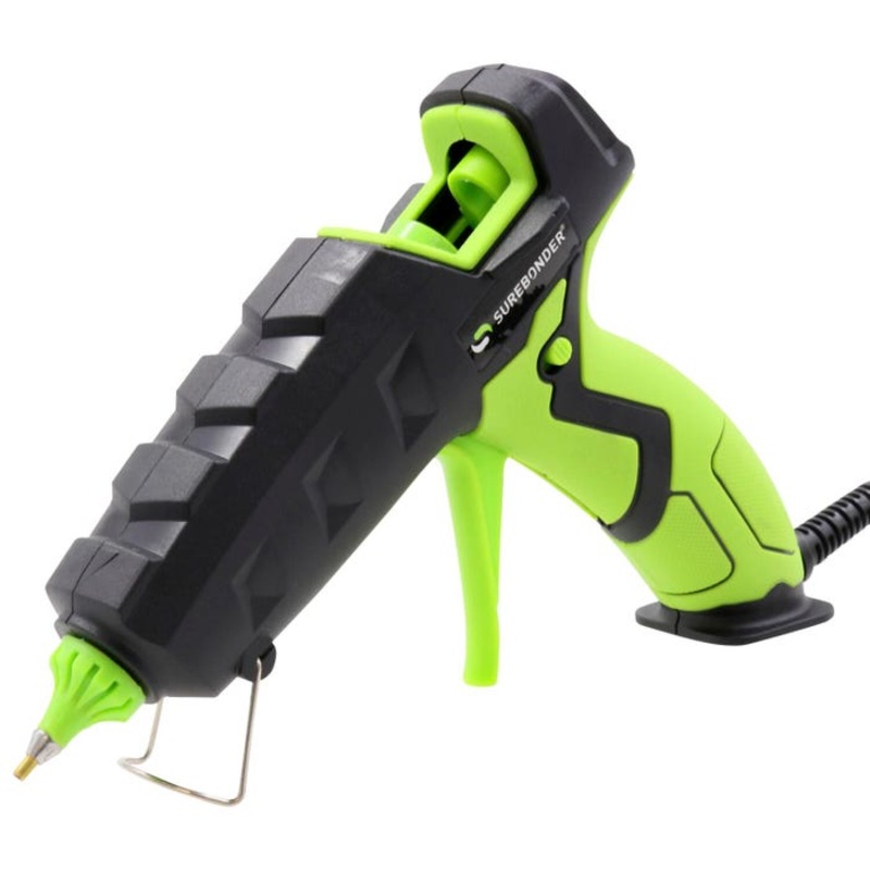 Surebonder Specialty Series High-Temperature Hot Glue Gun, 60 Watt, Full-Size, Detail Tip, Green and Black