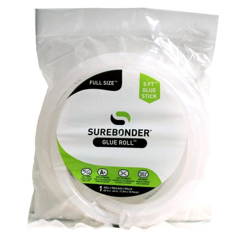 Surebonder Standard Hot Glue Roll, Clear, 60 Inches