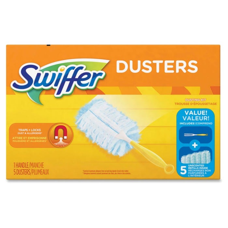 Swiffer Unscented Duster Kit, Blue/Yellow