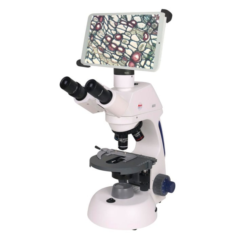 Swift Optical M18T-BTI1-P Advanced Compound Microscope with 8 Inch Tablet