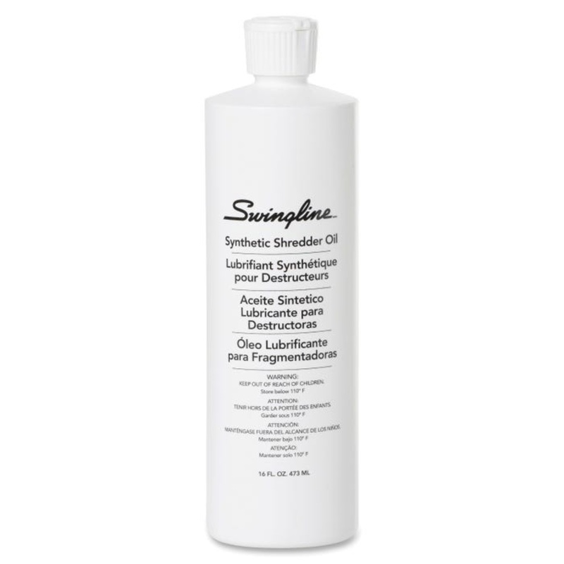 Swingline Environmentally Friendly Shredder Lubricant Oil, 16 oz Dispenser