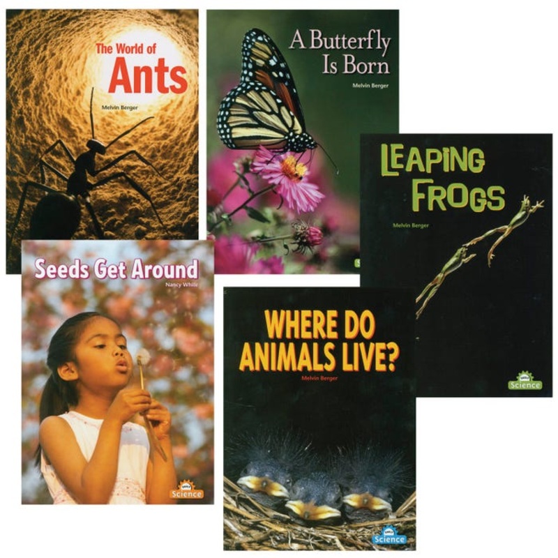 Childcraft Exploring Nature Big Books for Kids, Ages 4 to 8, Set of 5