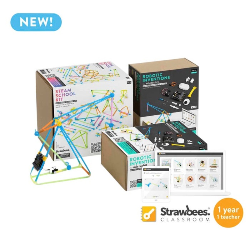 Strawbees Steam Classroom Robotics – Micro:bit (not Included)