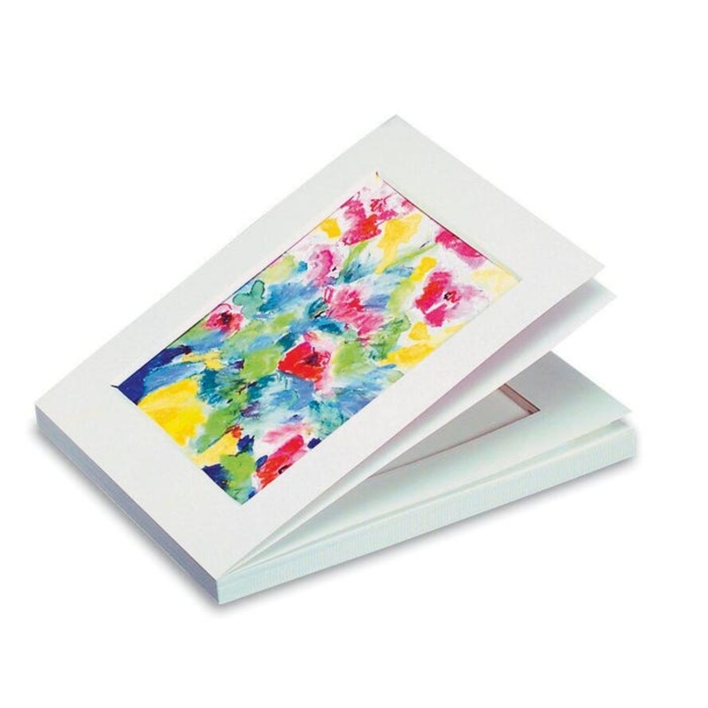 Stu Art Budget Ready Mats with Back, 11 x 14 Inches, White, Pack of 25