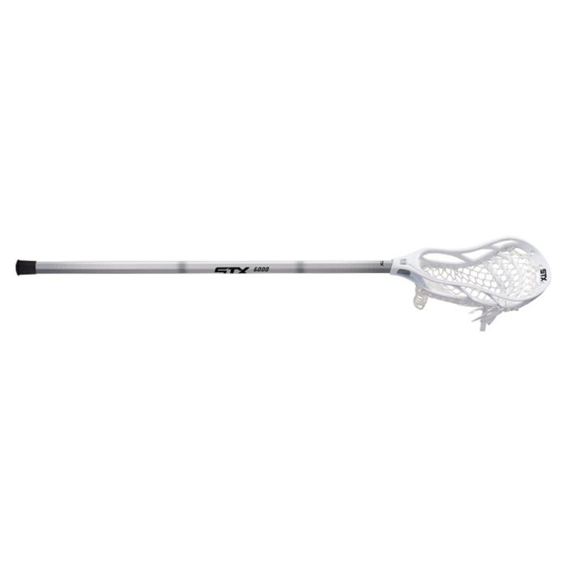 STX LaCrosse Stick, Stallion Men's, White Head with White Strings