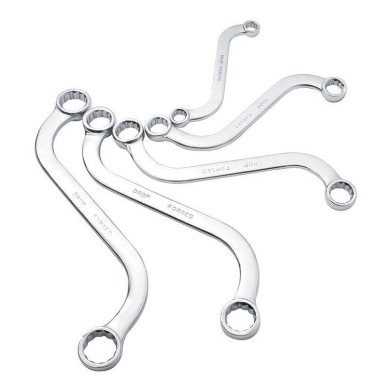 Sunex Intl 5-Piece S-Style Wrench Set – Metric, Set of 5