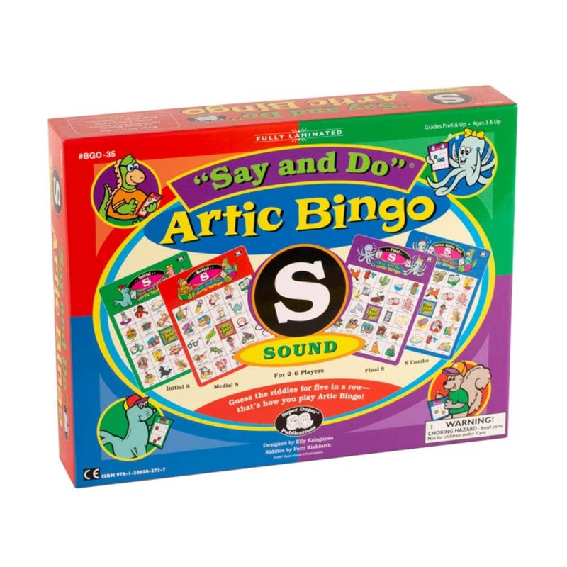 Super Duper Say and Do Articulation Bingo, S Sound