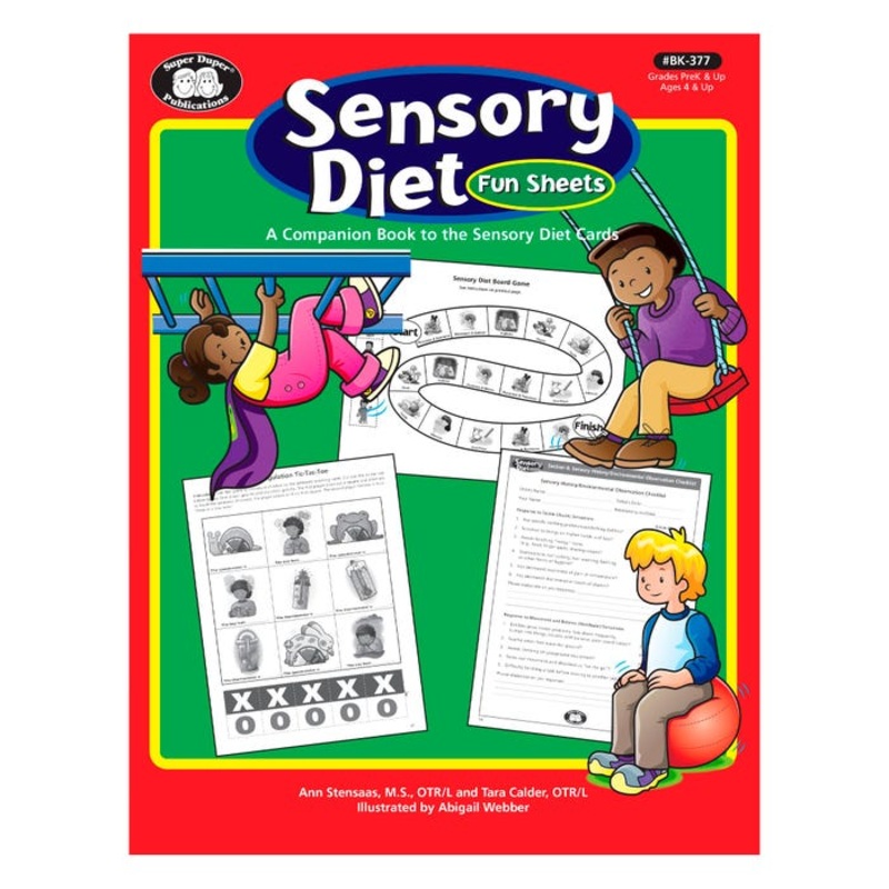 Super Duper Sensory Diet Fun Sheets Book
