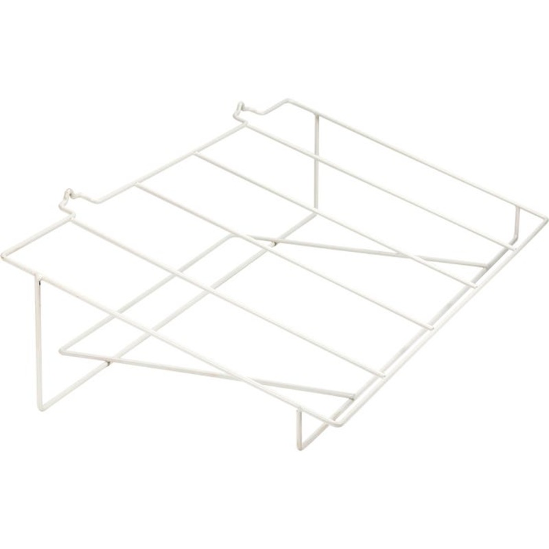 Storex Metal Shelf Rack for 5 Large Book Bins, 25-7/10 x 13-1/8 x 5-7/9 Inches, White