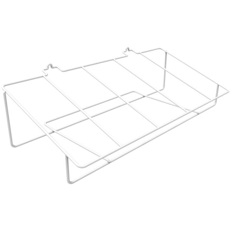 Storex Metal Shelf Rack for 5 Small Book Bins, 22-1/2 x 12 x 9 Inches, White