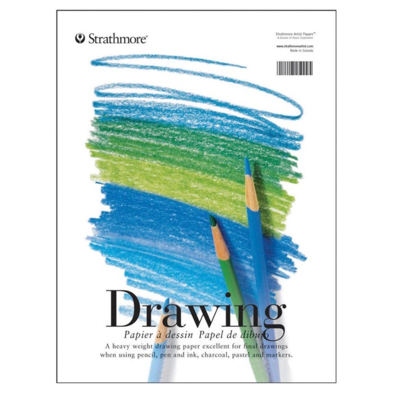 Strathmore 200 Series Drawing Pad, 11 x 14 Inches, 64 lb, 40 Sheets