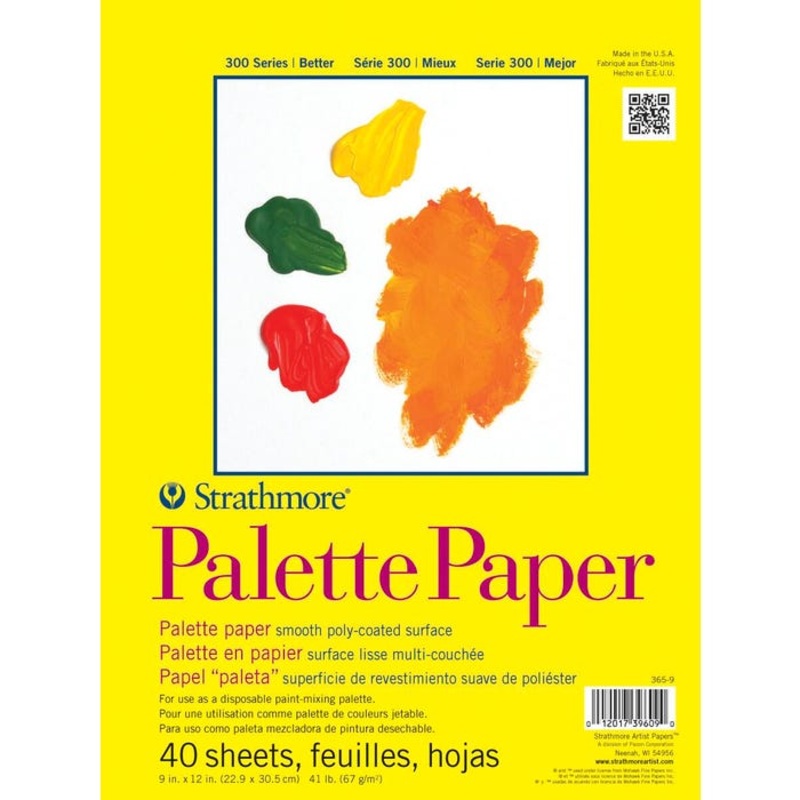 Strathmore 300 Series Paper Palette, 9 X 12 in, 40 Sheets