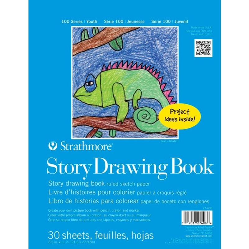 Strathmore Kids Story Drawing Book, 8-1/2 x 11 Inches, 30 Sheets