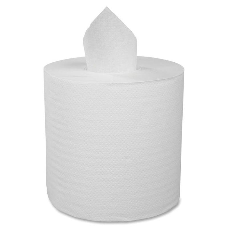 Stefco Center Pull Towel, White, 600 Sheets, Case of 6 Rolls