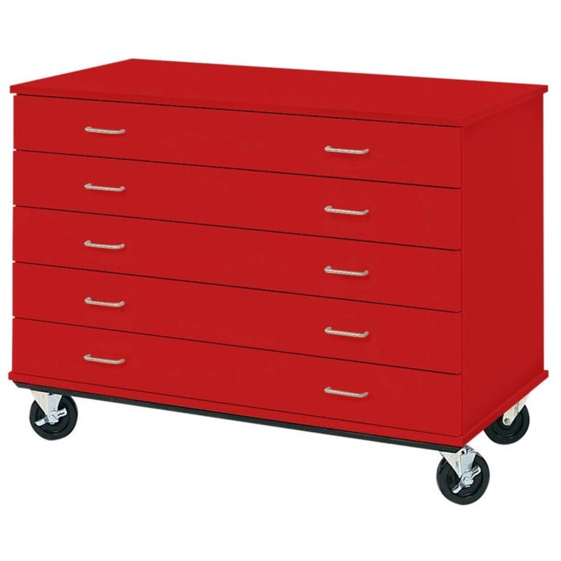 Stevens I.D. Systems Mobile Cabinet, 5 Drawers