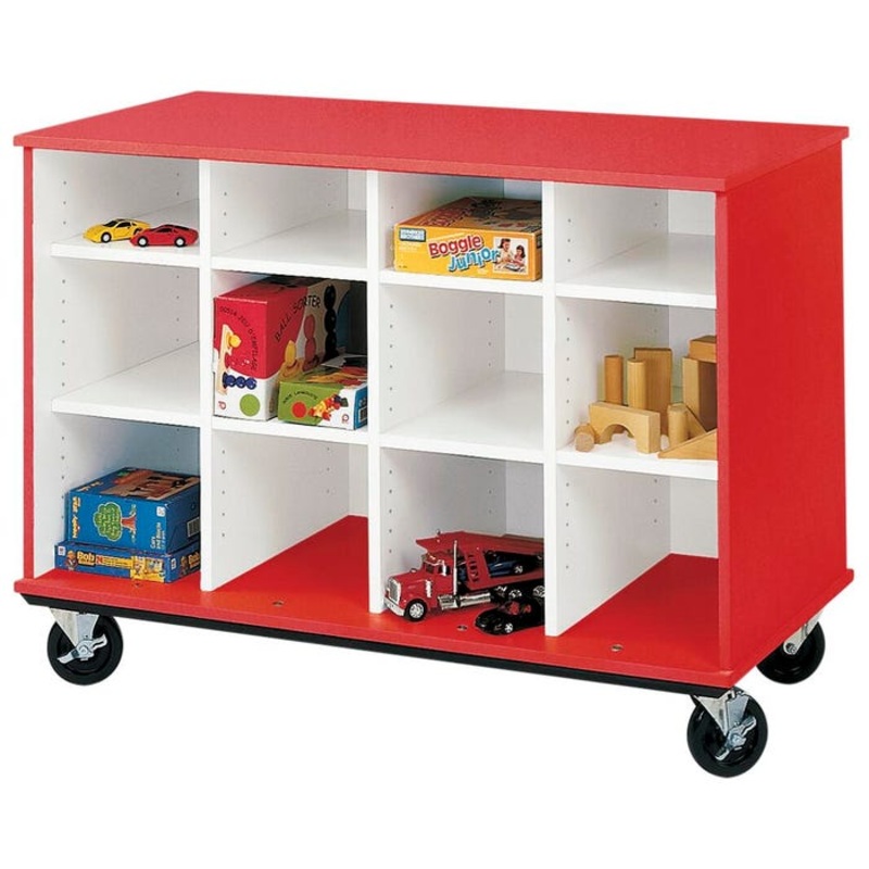 Stevens I.D. Systems Mobile Cubby Cabinet without Doors, 48 x 24 x 36 Inches
