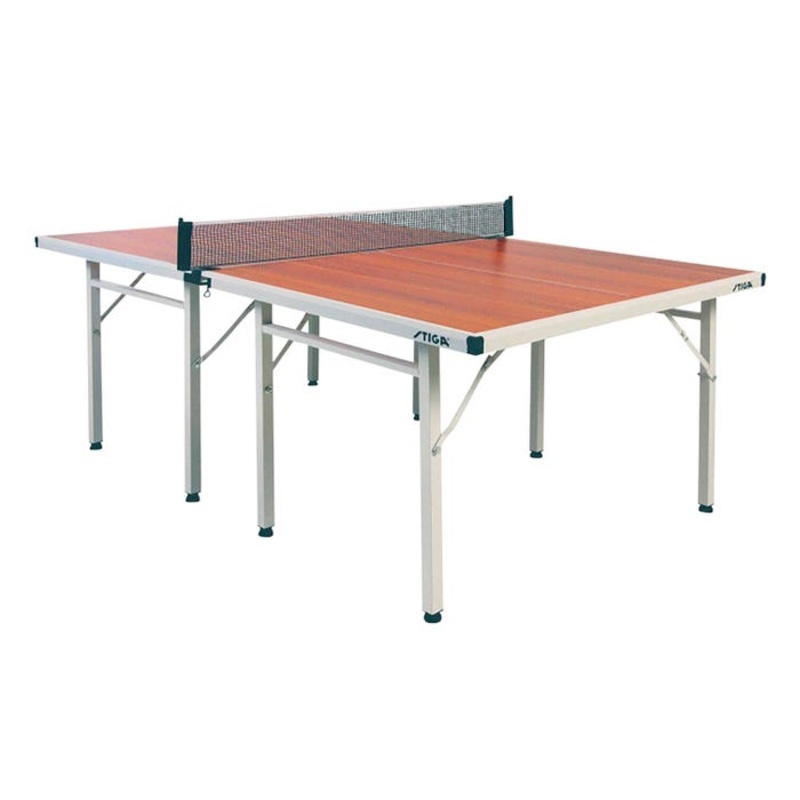 Stiga Woodgrain Space Saver Table Tennis Table, 71 x 40-1/2 x 30 Inches
