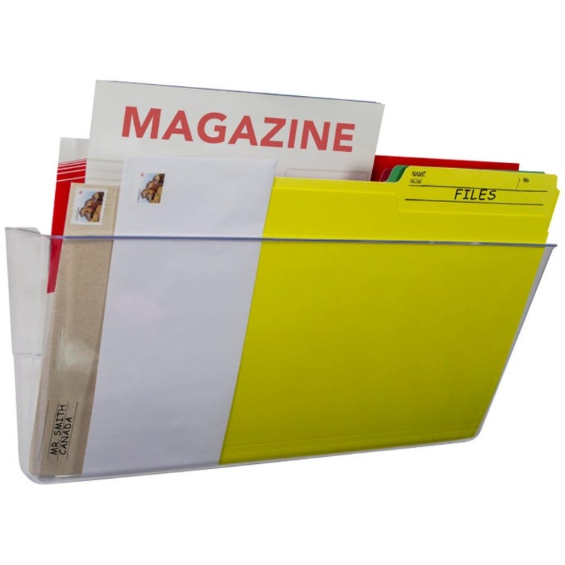 Storex Wall File, Legal Size, Clear