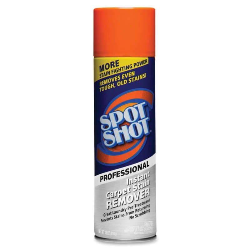 Spot Shot Professional Instant Carpet Stain Remover, 18 Ounces, Carton of 12