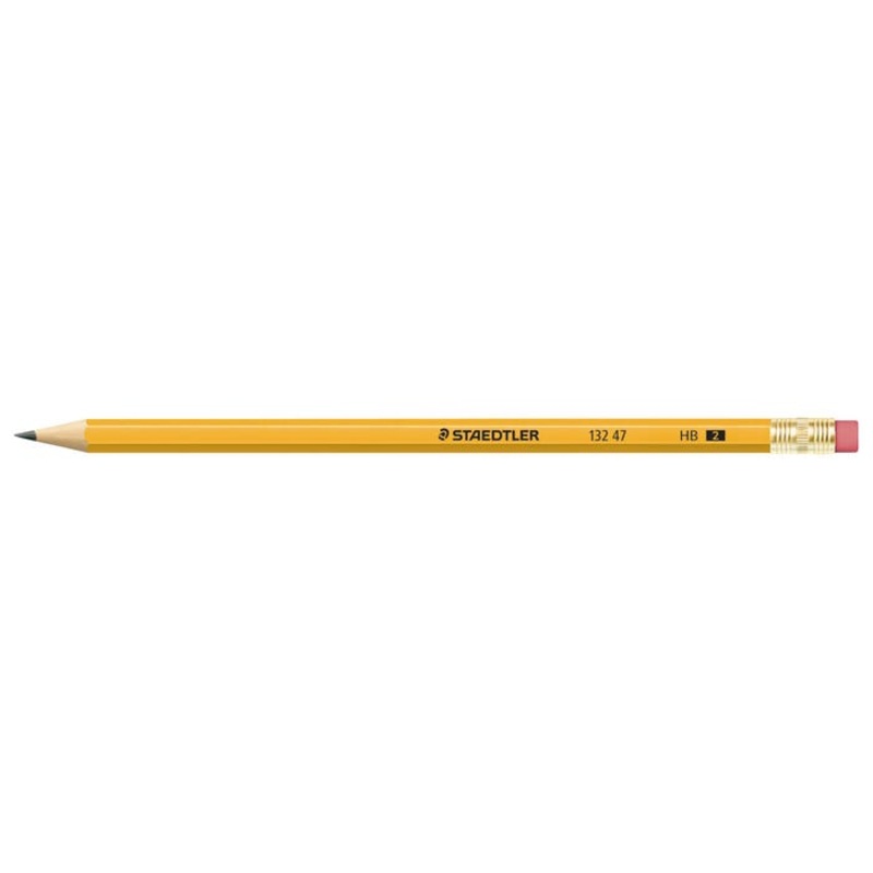 Staedtler No 2 Yellow Pencils, Pack of 12
