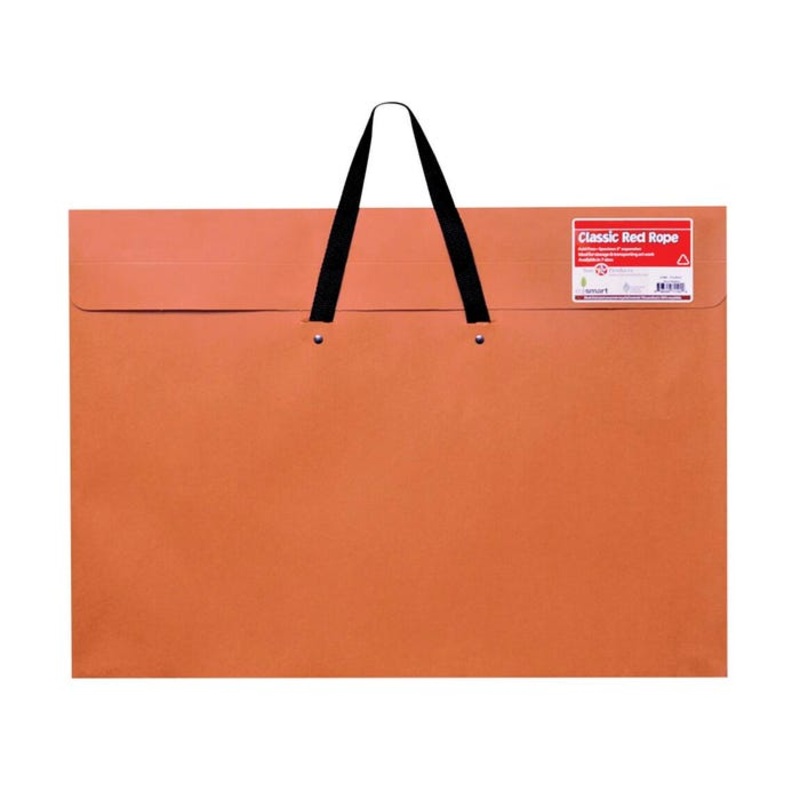 Star Products Artist Red Rope Fiber Portfolio, 14 x 20 Inches, 2 Inch Expansion