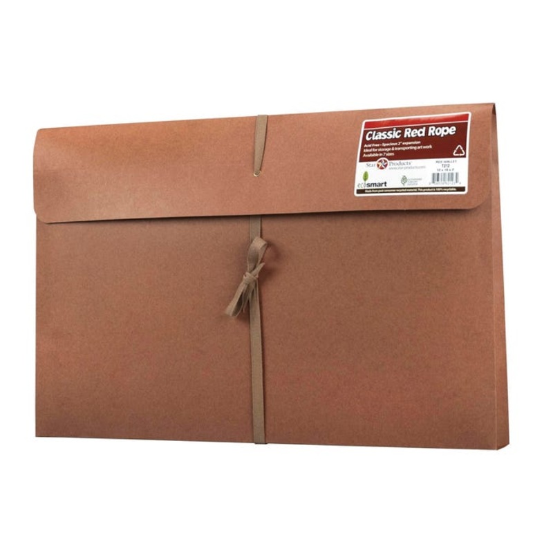 Star Products Cloth Tie Tape Art Portfolio, 10 x 15 x 2 Inches
