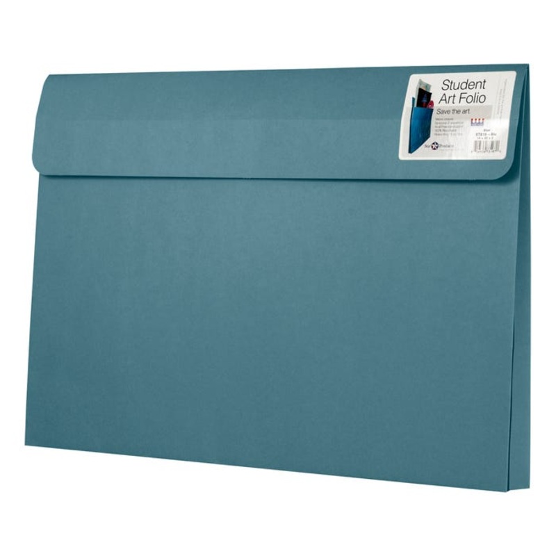 Star Products Student Art Folio, 14 x 20 x 2 Inches, Blue, Pack of 25