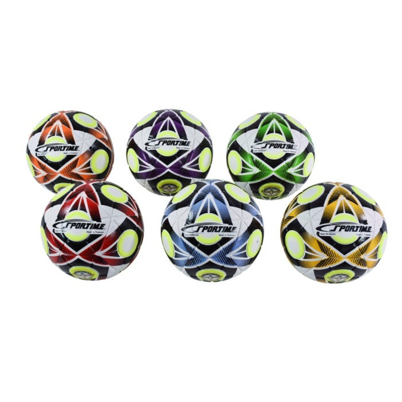 Sportime CPT Soccer Balls, Size 5, Set of 6