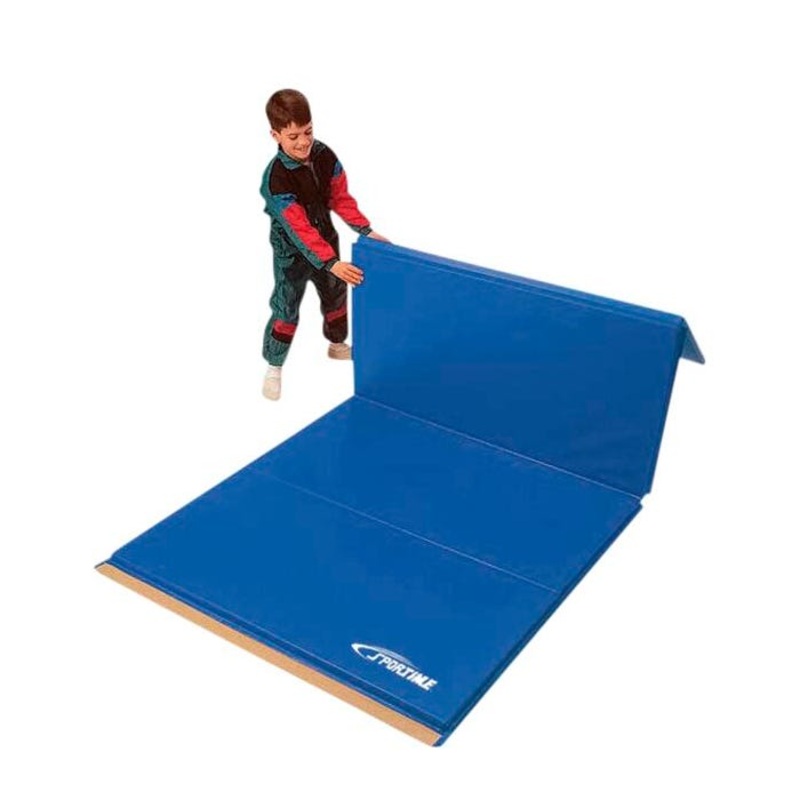 Sportime Deluxe 1-3/8 Inch Thick Cross-Linked Polyethylene Mat, 2 Foot Panel, 2-Sided Hook and Loop