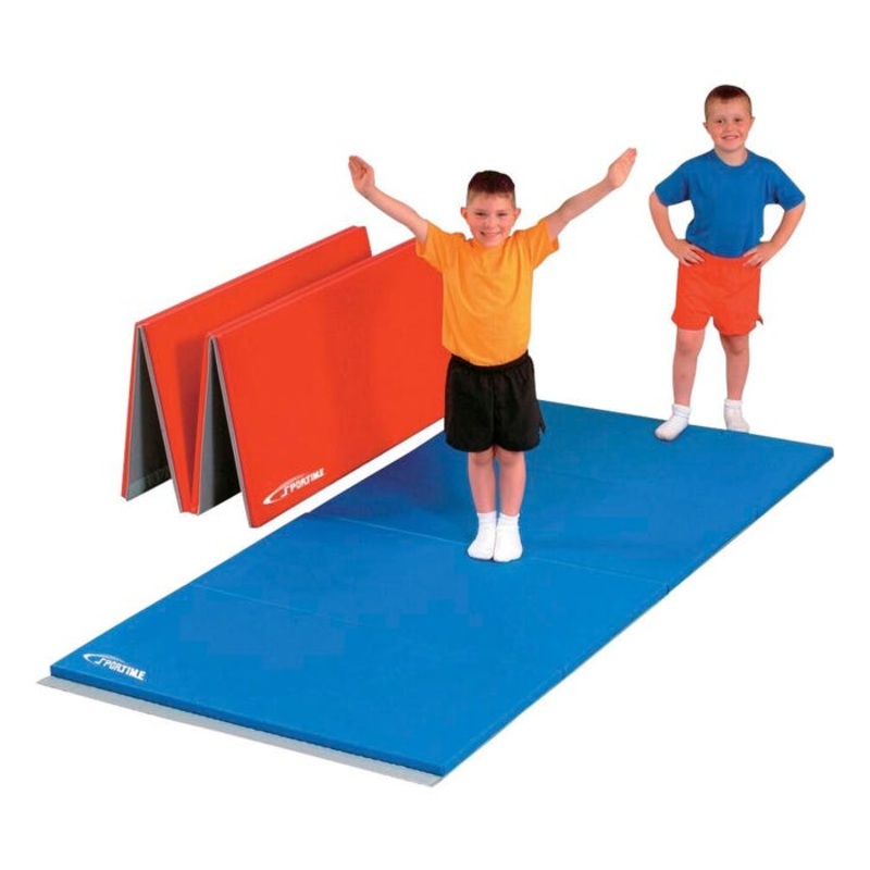 Sportime Folding Panel Mat, 1-1/2 Inch Thick, 2 Sided Hook and Loop