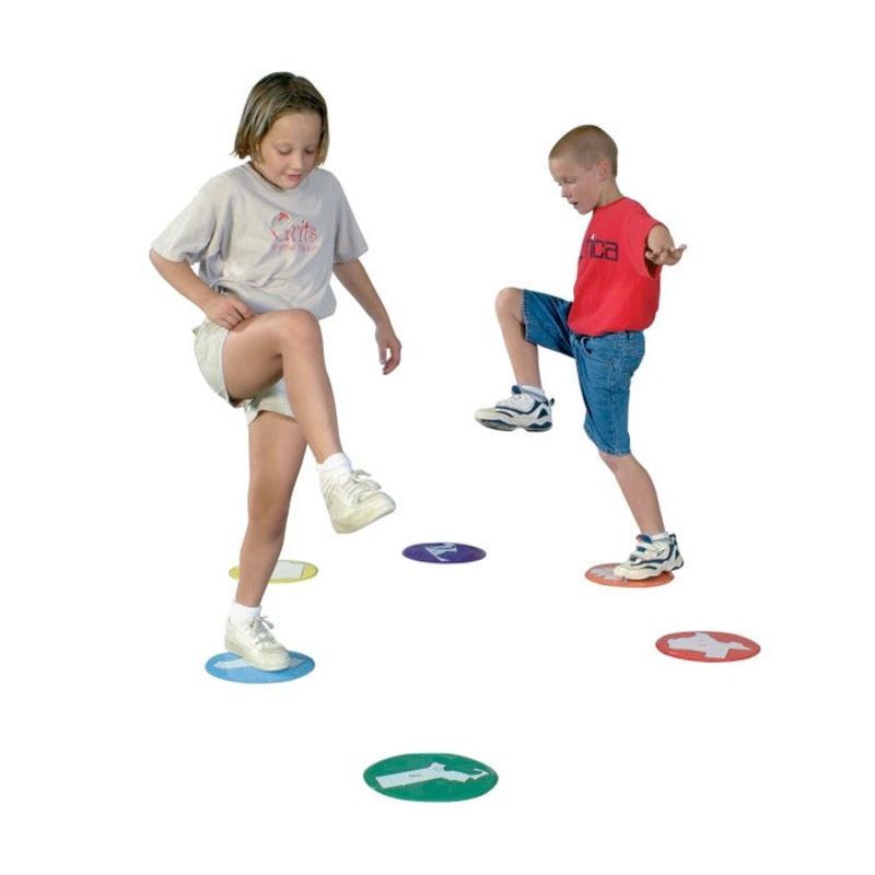 Sportime Geospots, 10 Inches, Set of 50