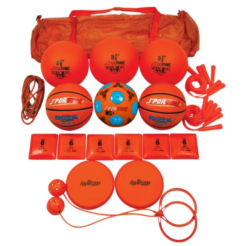 Sportime Recess Pack, Orange, Grade 2, Set of 19