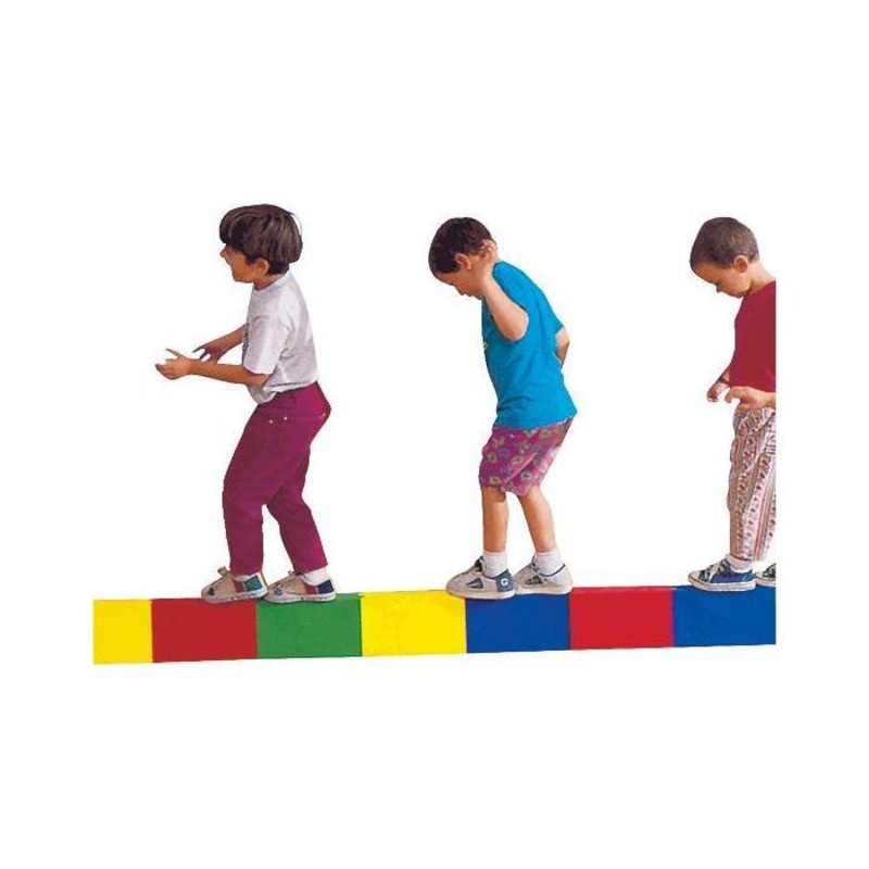 Sportime Straight Walking Board, Assorted Colors, 10 Piece Set