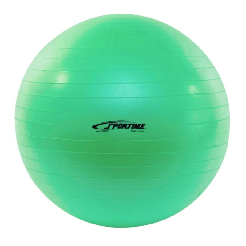 Sportime Anti Burst Exercise Ball, 25-1/2 Inches, Green