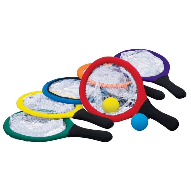 Sportime Catch-Nets and Balls, Set of 6