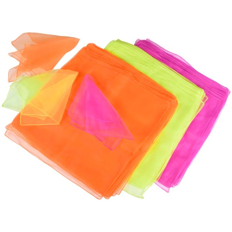 Sportime Juggling Scarves, 17 x 17 Inches, Set of 108