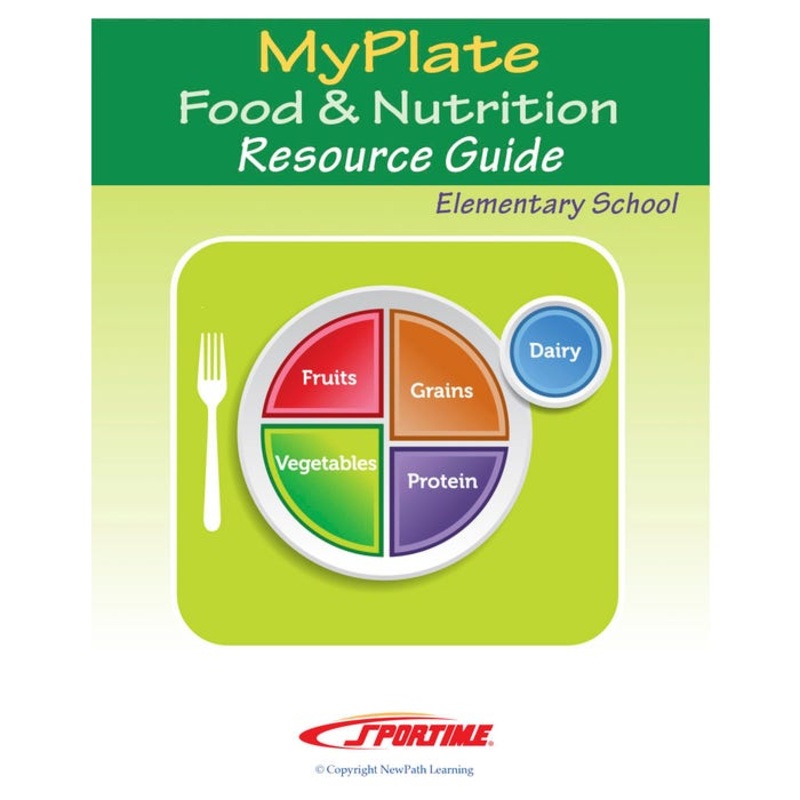 Sportime MyPlate Nutrition Student Learning Guides, Grades 1 to 4, Set of 10